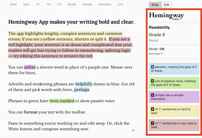 Hemingway Editör İncelemesi (Daha Okunabilir Yazın!) - 1724789276 942 Hemingway Editor Incelemesi.webp (3)