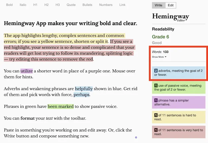 Hemingway Editör İncelemesi (Daha Okunabilir Yazın!) - 1724789277 970 Hemingway Editor Incelemesi.webp (8)